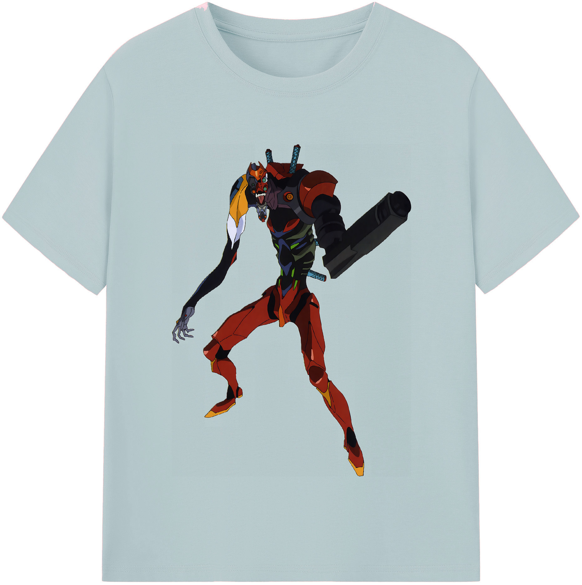 （画像用） EVA 新世紀エヴァンゲリオン 綿100％半袖Tシャツ（フロントプリント）